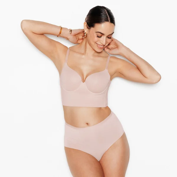 SOUTIEN-GORGE AMPLI DOS NU MICROFIBRE NATUREL