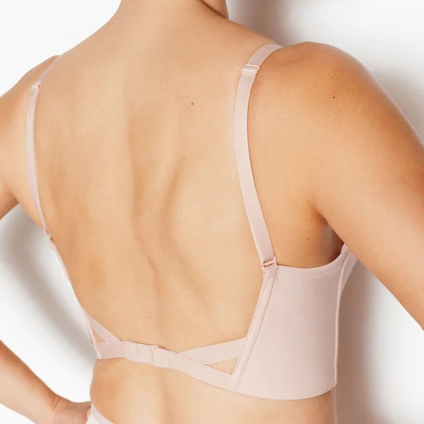 SOUTIEN-GORGE AMPLI DOS NU MICROFIBRE NATUREL