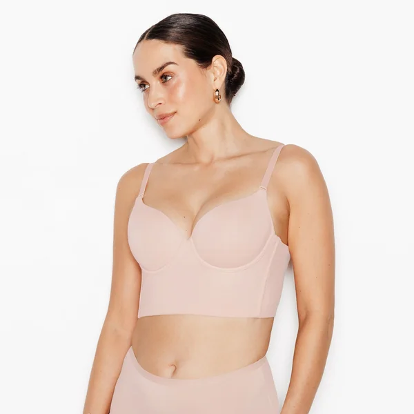 SOUTIEN-GORGE AMPLI DOS NU MICROFIBRE NATUREL
