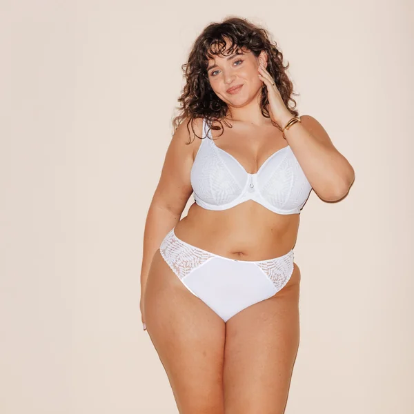 SOUTIEN-GORGE AMPLIFORME BLANC