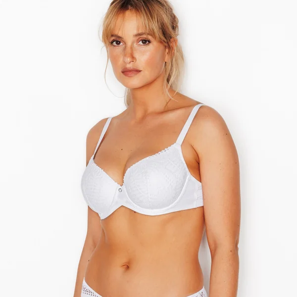 SOUTIEN-GORGE AMPLIFORME BLANC