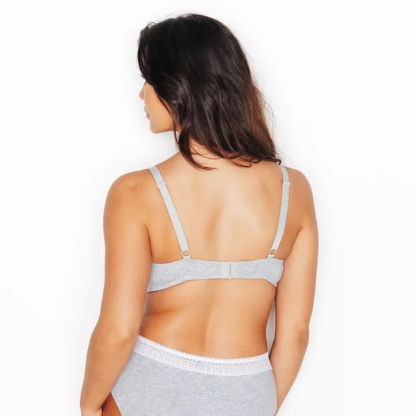 SOUTIEN-GORGE AMPLIFORME COTON GRIS