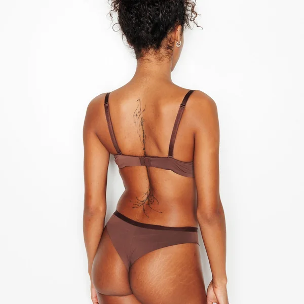 SOUTIEN-GORGE AMPLIFORME MICROFIBRE MARRON