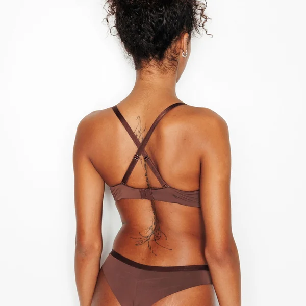 SOUTIEN-GORGE AMPLIFORME MICROFIBRE MARRON