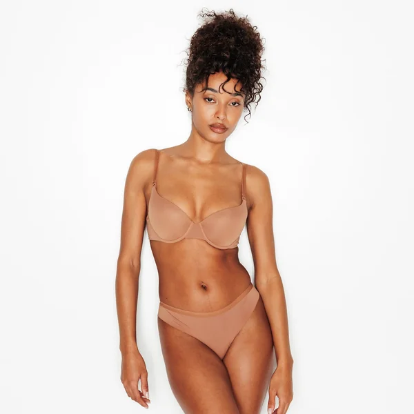 SOUTIEN-GORGE AMPLIFORME MICROFIBRE PEAU BRONZEE