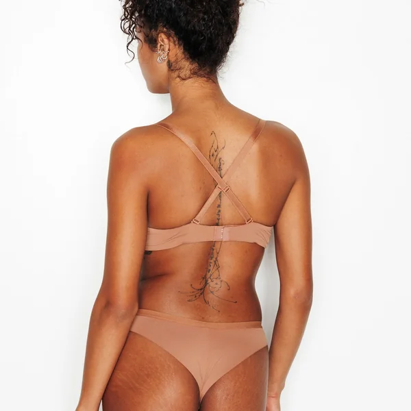 SOUTIEN-GORGE AMPLIFORME MICROFIBRE PEAU BRONZEE