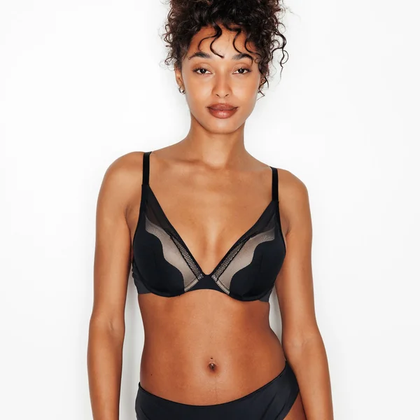SOUTIEN-GORGE AMPLIFORME NOIR