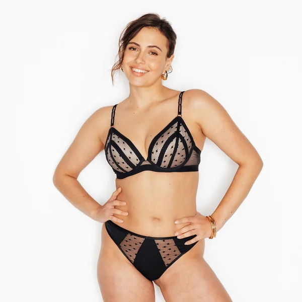 SOUTIEN-GORGE AMPLIFORME PLUNGE NOIR