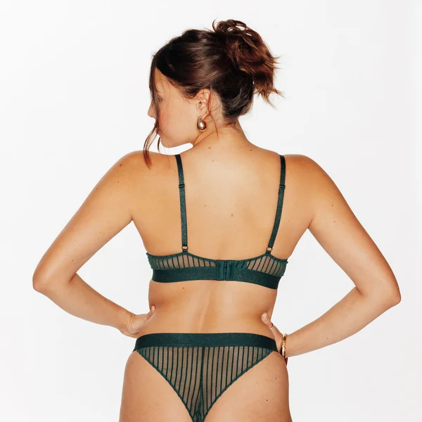 SOUTIEN-GORGE AMPLIFORME TULLE VERT