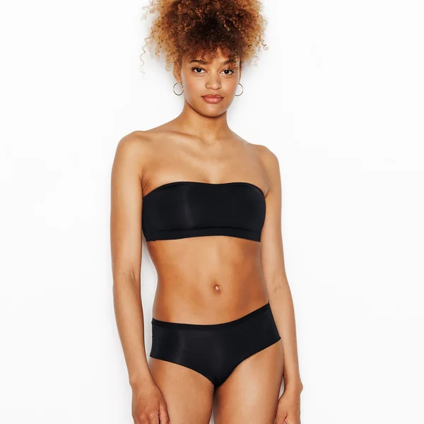 SOUTIEN-GORGE BANDEAU MICROFIBRE NOIR