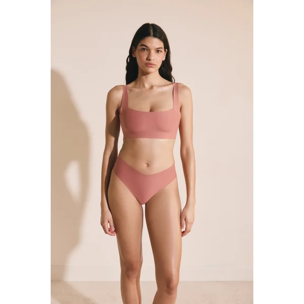 Soutien-gorge brassière en microfibre avec pads amovibles