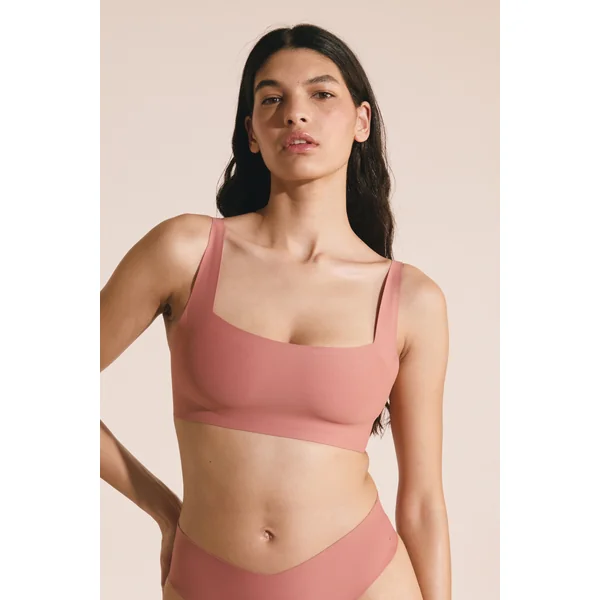 Soutien-gorge brassière en microfibre avec pads amovibles