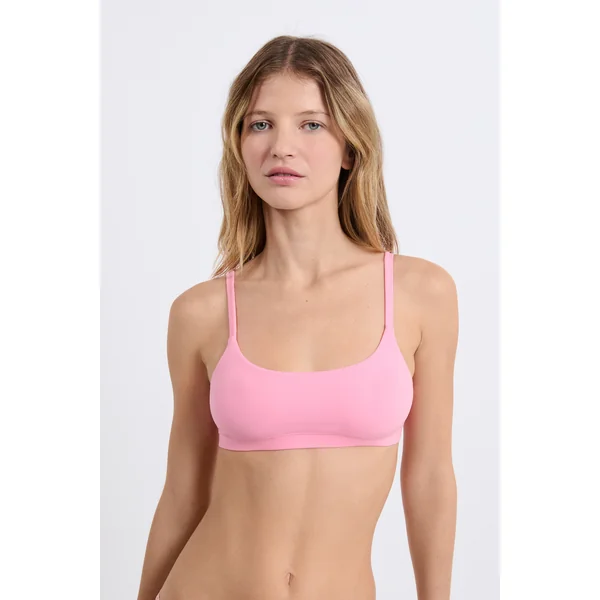 Soutien-gorge brassière sans armatures en microfibre