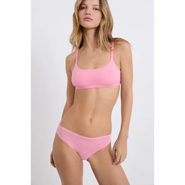 Soutien-gorge brassière sans armatures en microfibre