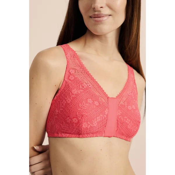 Soutien-gorge brassière sans armatures post-mastectomie avec ouverture devant
