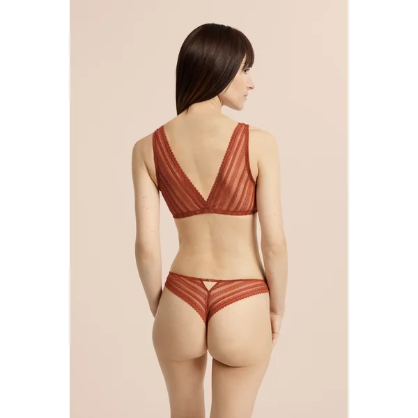 Soutien-gorge brassière sans armatures post-mastectomie avec ouverture devant