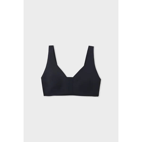 Soutien-gorge brassière sans armatures post-mastectomie avec ouverture devant