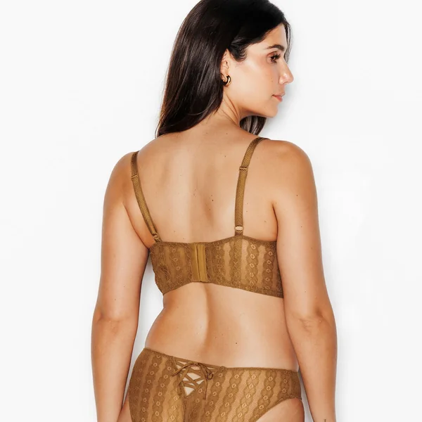 SOUTIEN-GORGE BUSTIER CORBEILLE OCRE