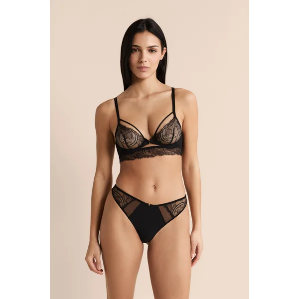 Soutien-gorge bustier en dentelle
