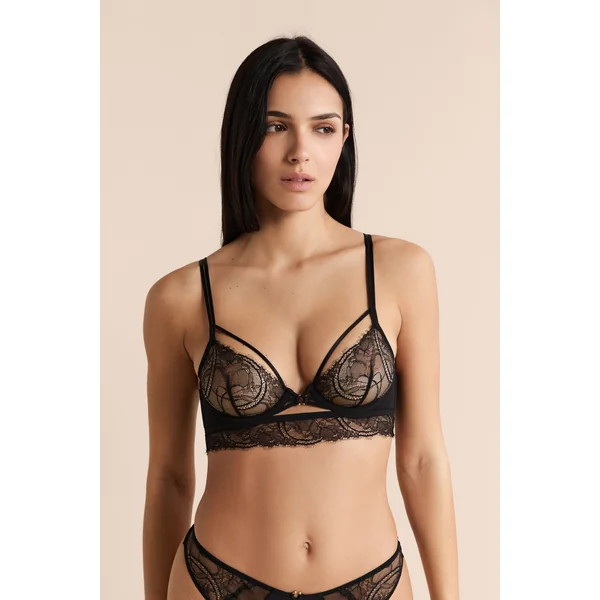 Soutien-gorge bustier en dentelle