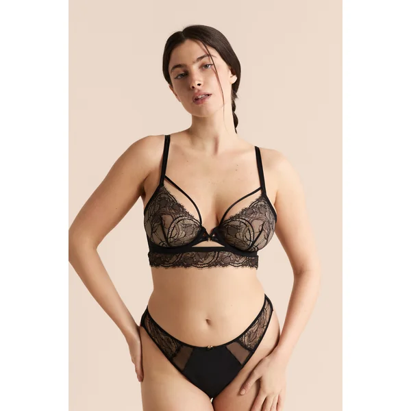 Soutien-gorge bustier en dentelle