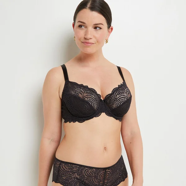 SOUTIEN-GORGE EMBOITANT DENTELLE NOIR