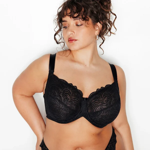 SOUTIEN-GORGE EMBOITANT DENTELLE NOIR