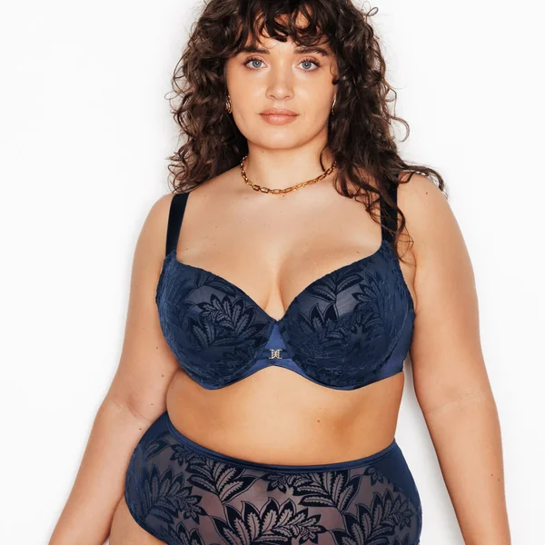 SOUTIEN-GORGE EMBOITANT GRANDE TAILLE MARINE