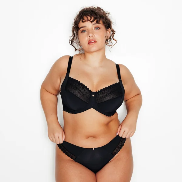 SOUTIEN-GORGE EMBOITANT GRANDE TAILLE MICROF NOIR