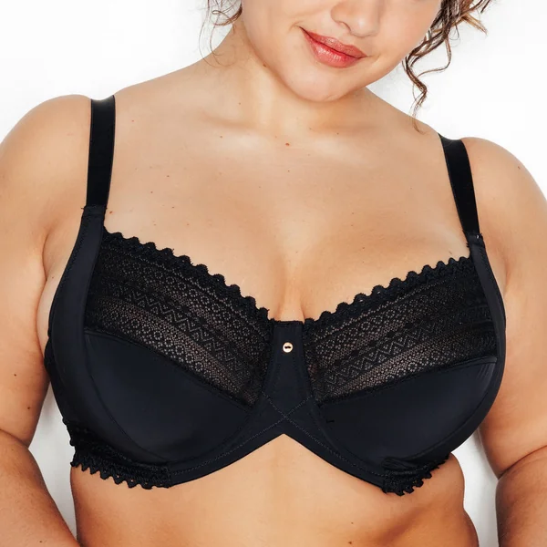 SOUTIEN-GORGE EMBOITANT GRANDE TAILLE MICROF NOIR