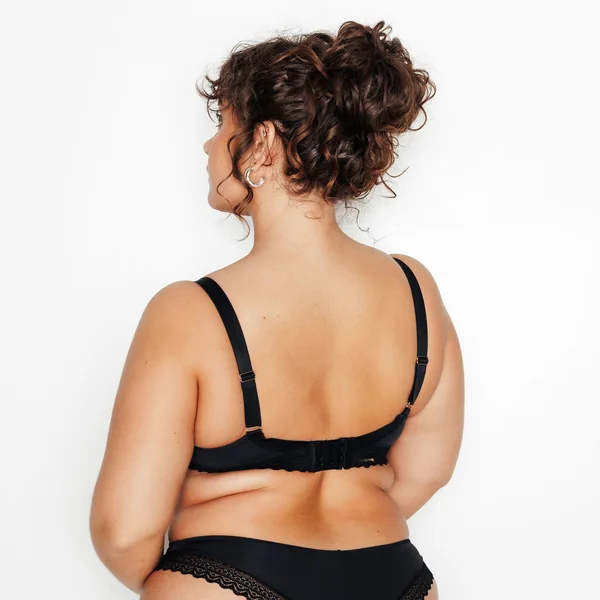 SOUTIEN-GORGE EMBOITANT GRANDE TAILLE MICROF NOIR