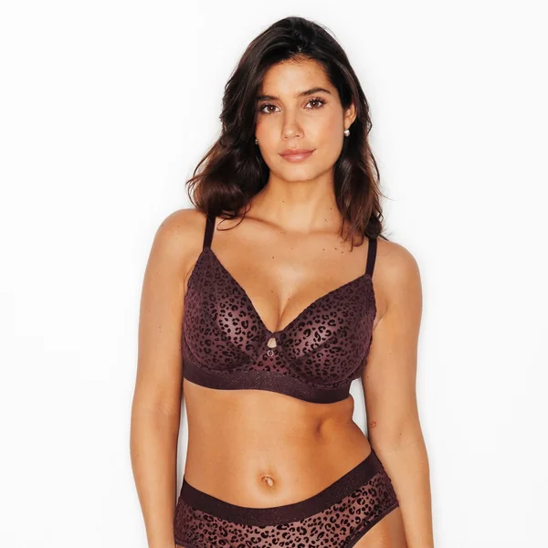 SOUTIEN-GORGE EMBOITANT MARRON