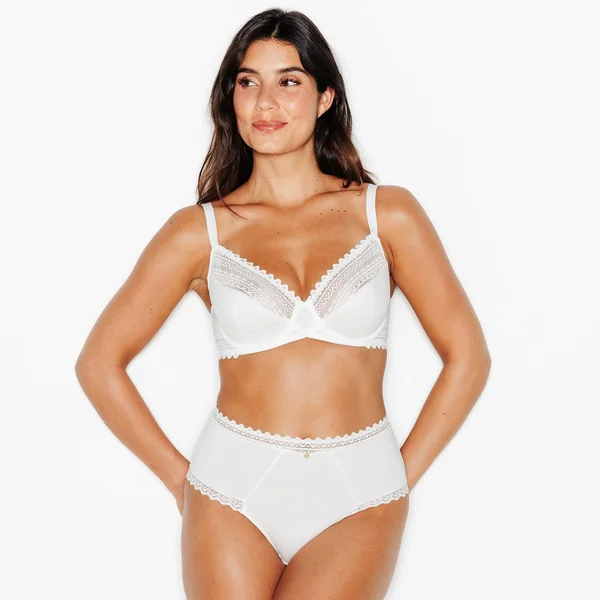 SOUTIEN-GORGE EMBOITANT MICROFIBRE ECRU