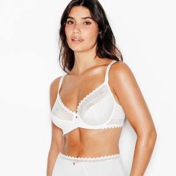 SOUTIEN-GORGE EMBOITANT MICROFIBRE ECRU