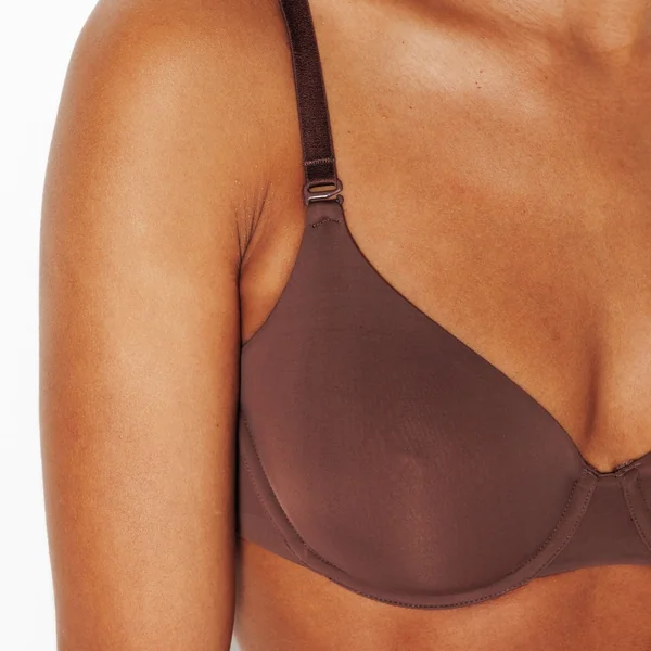 SOUTIEN-GORGE EMBOITANT MICROFIBRE MARRON