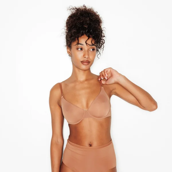SOUTIEN-GORGE EMBOITANT MICROFIBRE PEAU BRONZEE