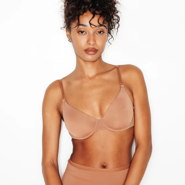 SOUTIEN-GORGE EMBOITANT MICROFIBRE PEAU BRONZEE