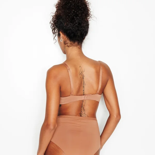 SOUTIEN-GORGE EMBOITANT MICROFIBRE PEAU BRONZEE
