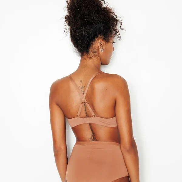 SOUTIEN-GORGE EMBOITANT MICROFIBRE PEAU BRONZEE
