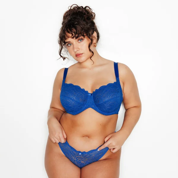 SOUTIEN-GORGE GRANDE TAILLE BLEU ROI