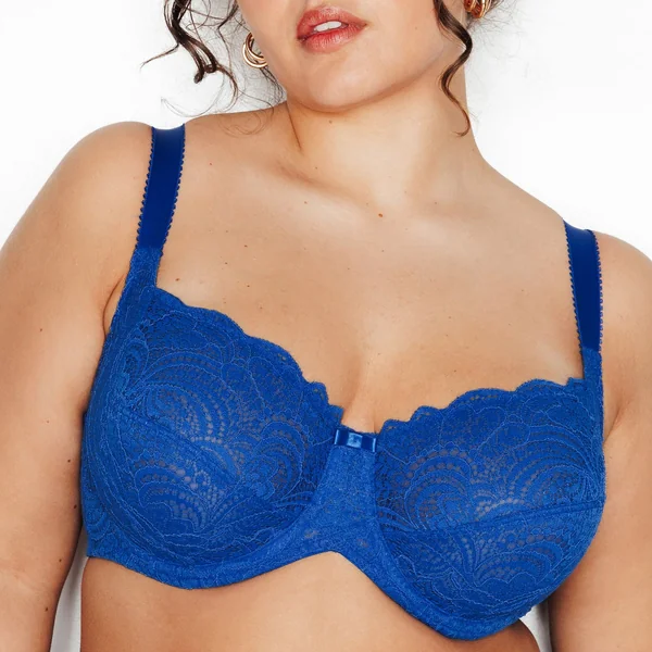 SOUTIEN-GORGE GRANDE TAILLE BLEU ROI