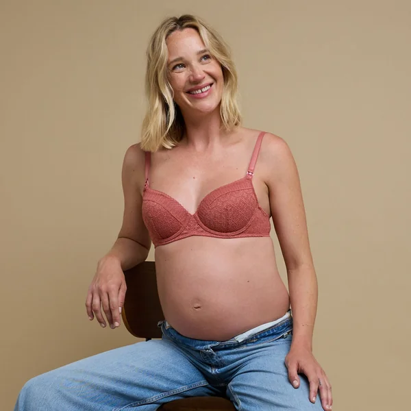 SOUTIEN-GORGE GROSSESSE AMPLIFORME ROSE