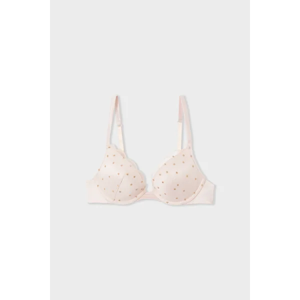 Soutien-gorge N.2 - Le push-up plongeant avec broderie