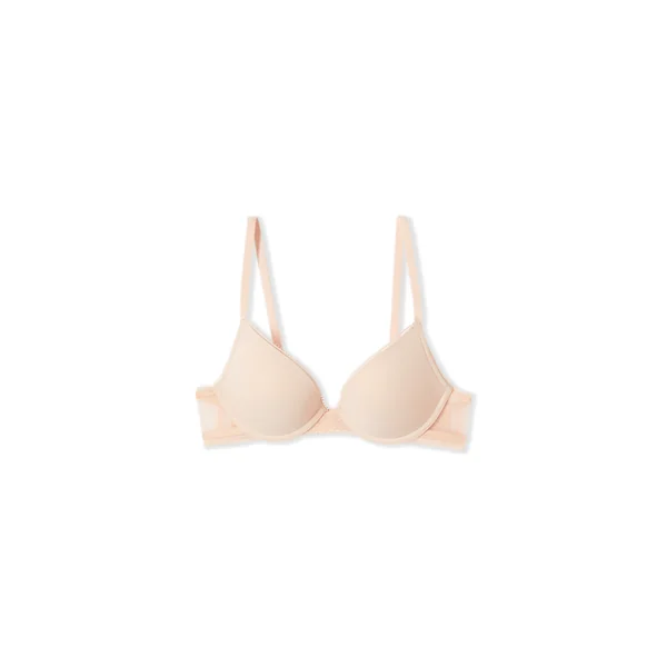 Soutien-gorge N.2 - Le push-up plongeant avec détails en dentelle