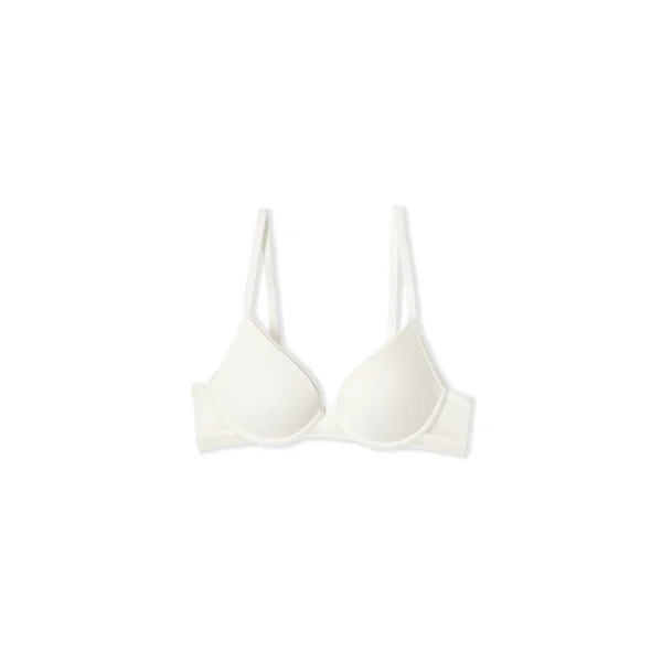 Soutien-gorge N.2 - Le push-up plongeant avec détails en dentelle