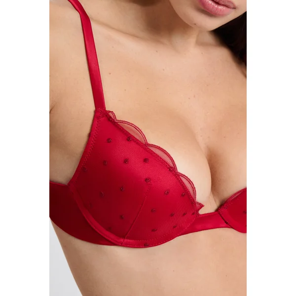 Soutien-gorge N.2 - Le push-up plongeant détails brodés