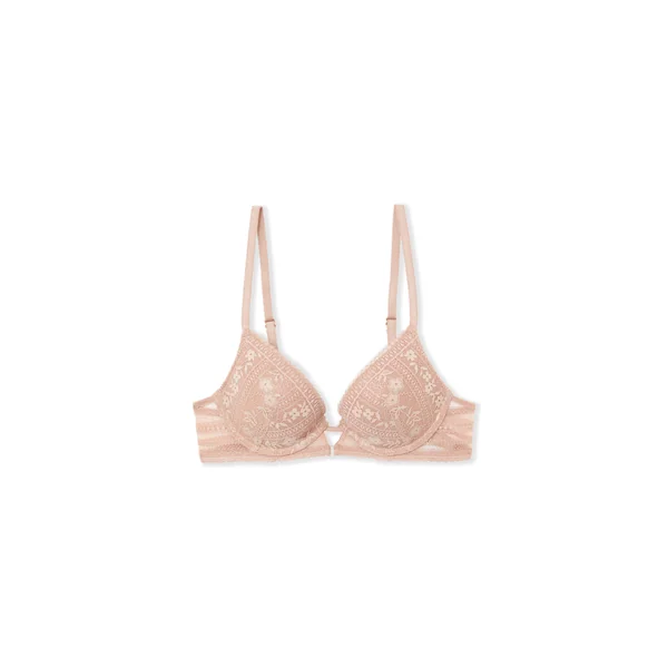 Soutien-gorge N.2 - Le push-up plongeant en dentelle irisée
