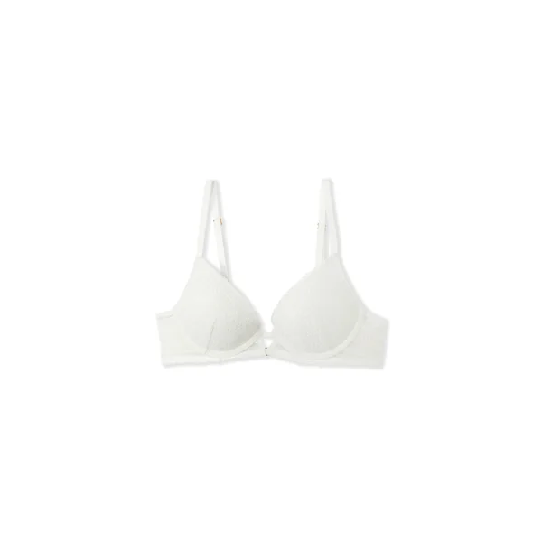Soutien-gorge N.2 - Le push-up plongeant en dentelle sans teinture