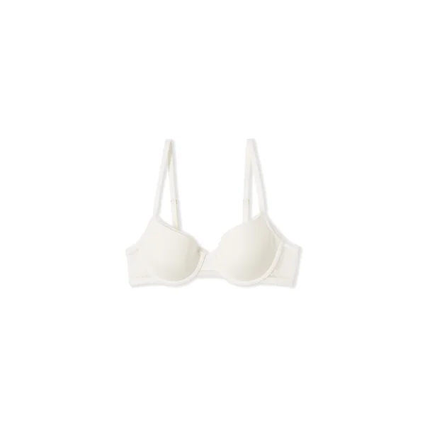Soutien-gorge N.4 - Le coques fines en microfibre avec détails en dentelle
