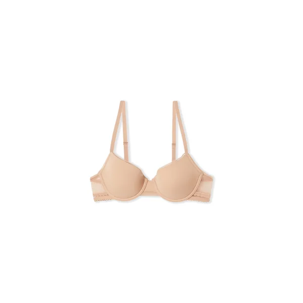 Soutien-gorge N.4 - Le coques fines en microfibre avec détails en dentelle